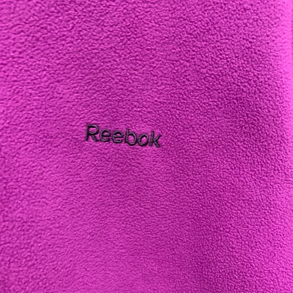 Reebok Purple Fleece Jacket Size Large - Picture 4 of 4